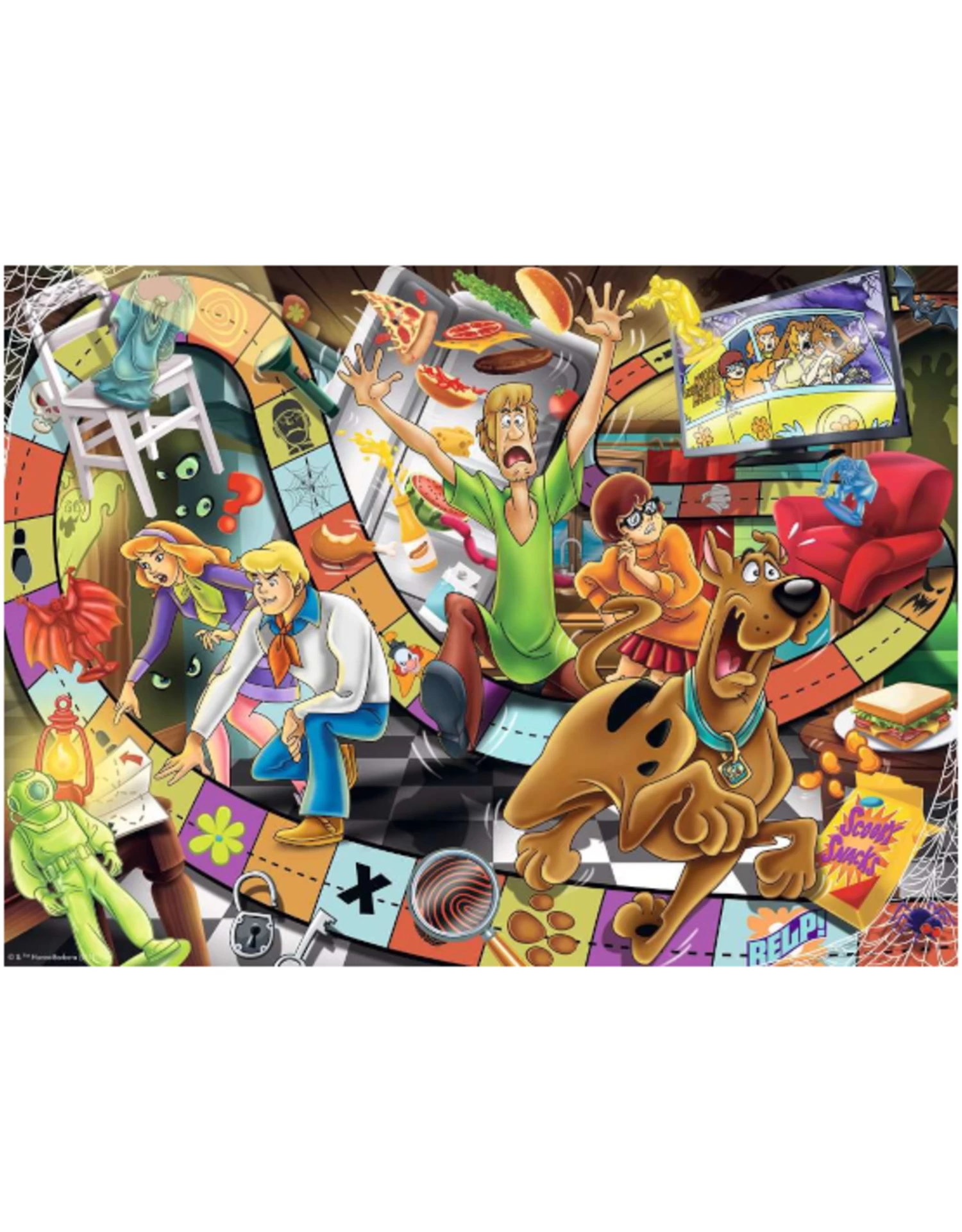 Ravensburger - 8+ - 200pcs - Scooby Doo: Haunted Game - Image 2