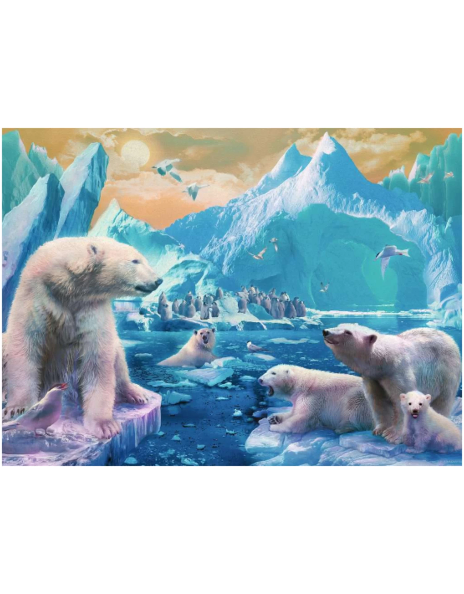 Ravensburger - 9+ - 300pcs - Polar Bear Kingdom - Image 2