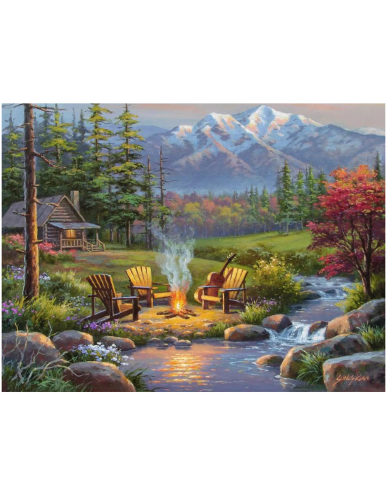 Ravensburger - Large Format - 750pcs - Riverside Kingdom - Image 2