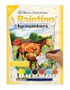 Royal & Langnickel - Paint By Numbers - Horses In Field