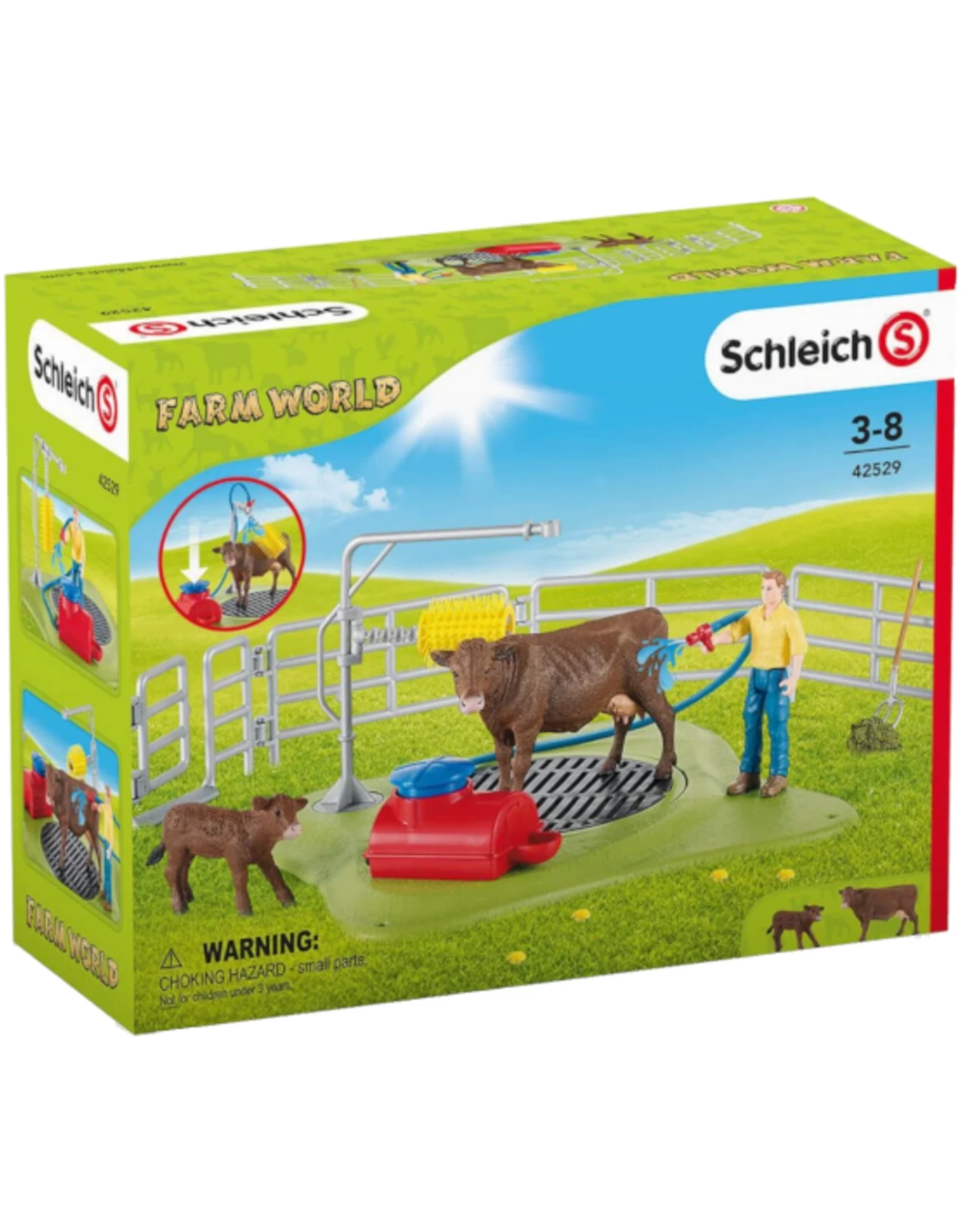 Schleich - Farm World - 42529 - Happy Cow Wash - Image 2
