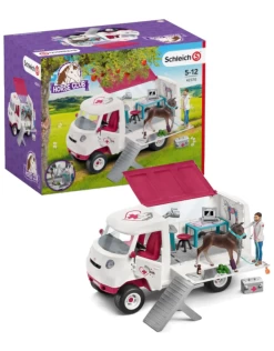 Schleich - Horse Club - 42370 - Mobile Vet With Hanoverian Foal