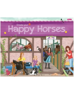 SCHYLLING Book - Create Your Happy Horses Sticker Book