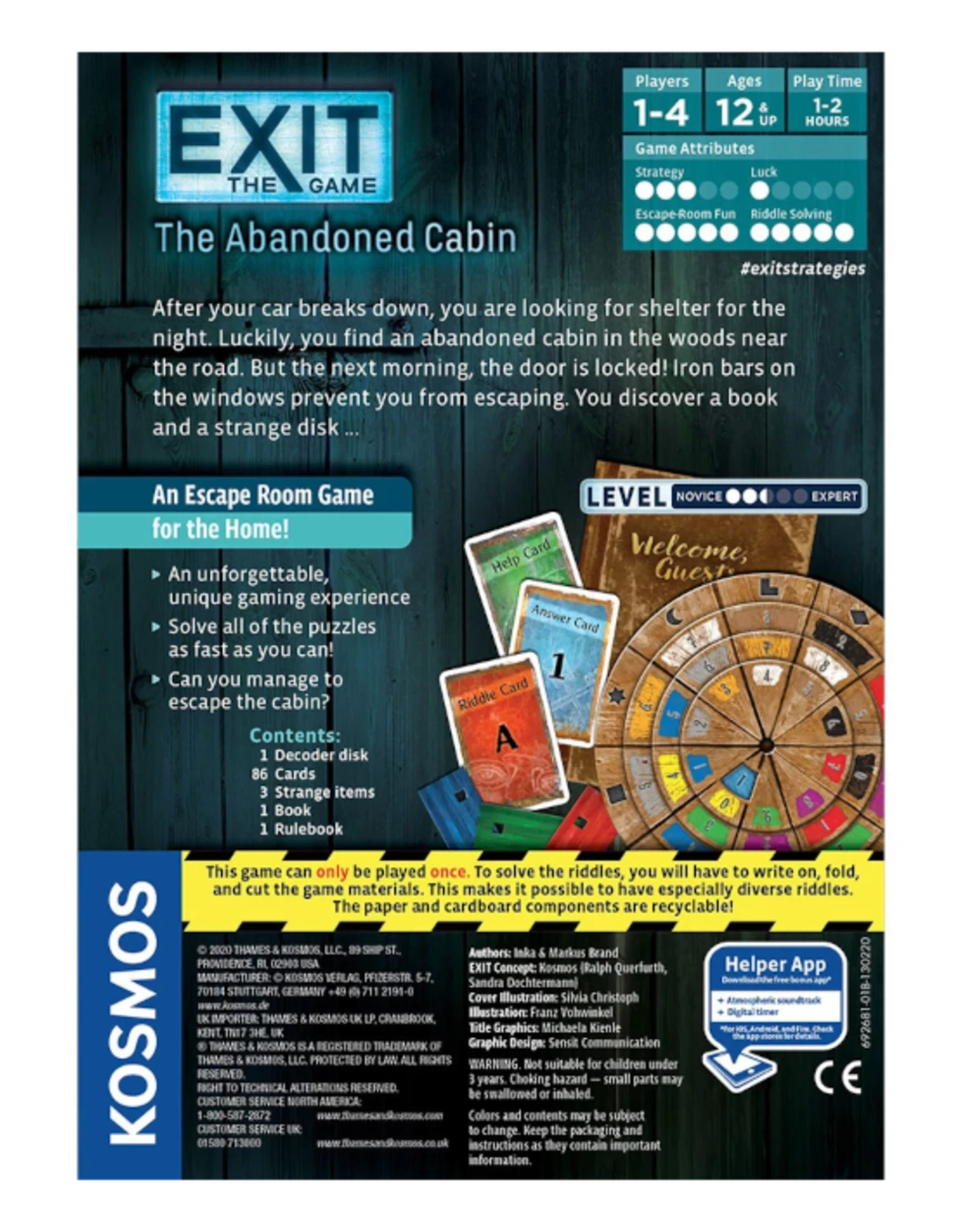 Thames & Kosmos Exit The Game - The Abandoned Cabin - Image 3