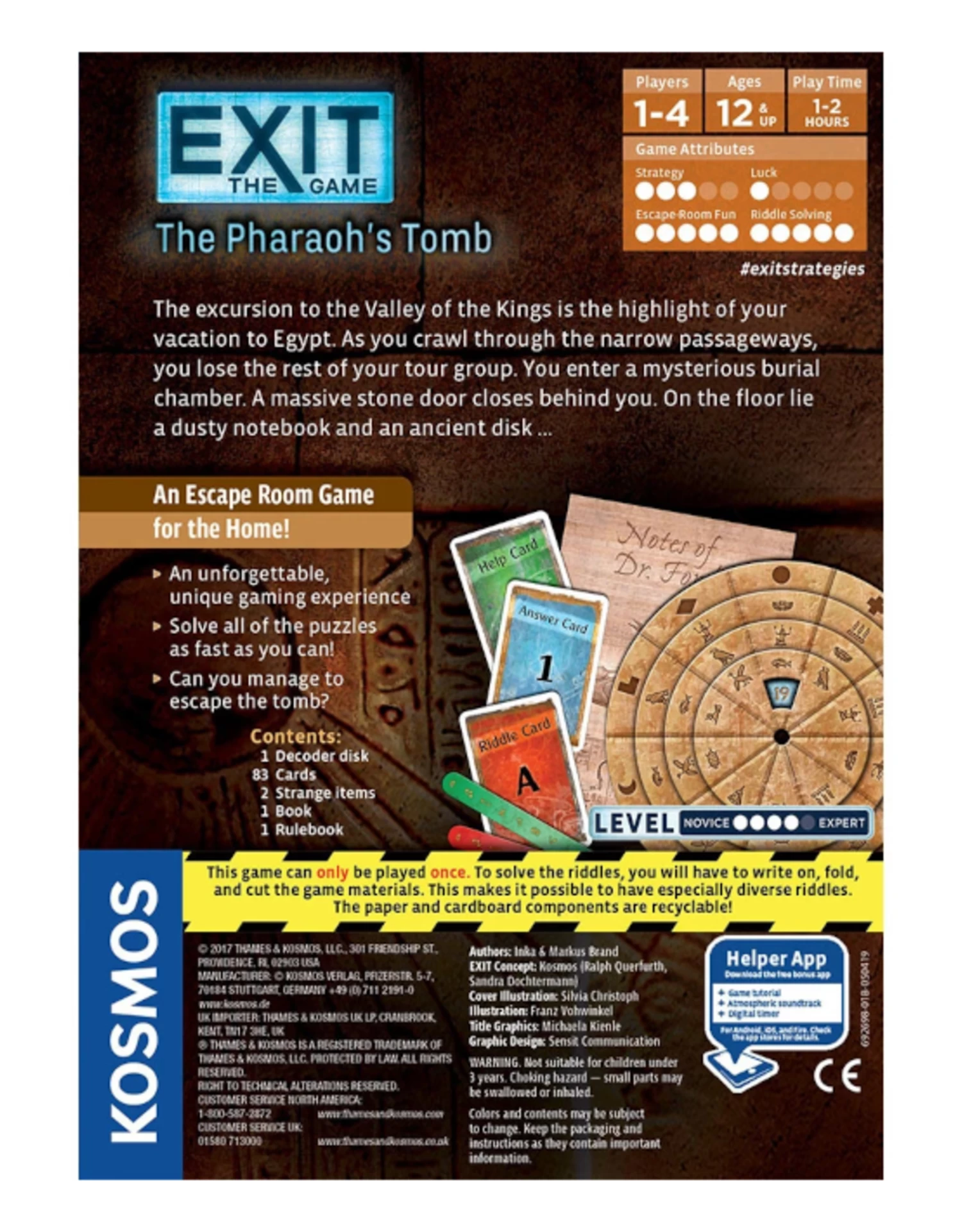 Thames & Kosmos Exit The Game - The Pharaoh's Tomb - Image 3