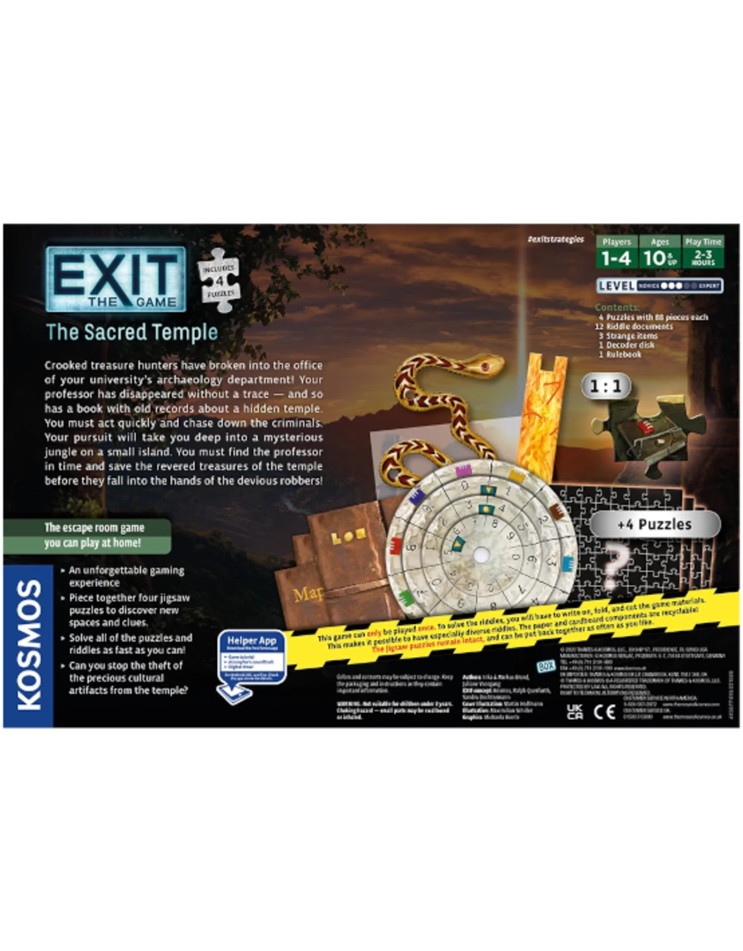 Thames & Kosmos Exit The Game - The Sacred Temple - Image 3