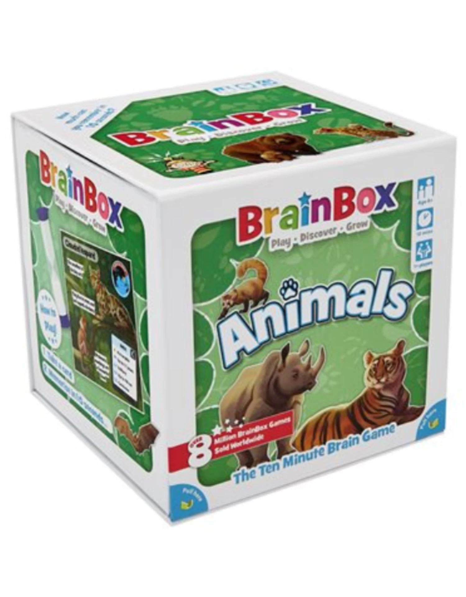 The Green Board Game Co - Brainbox: Animals