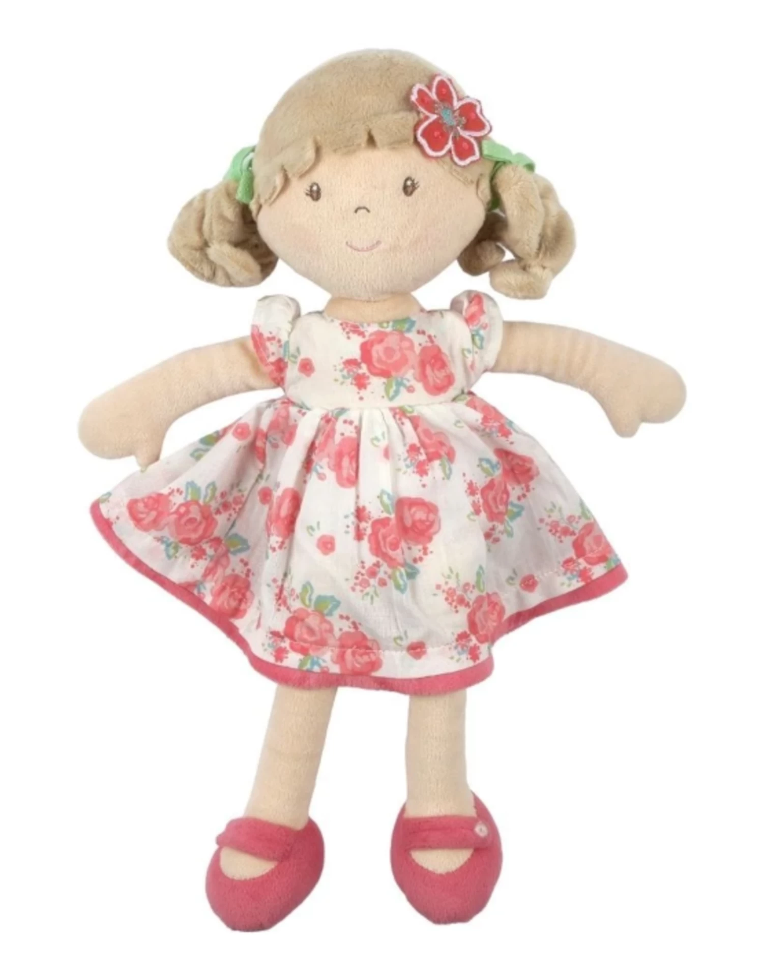 Tikiri Toys - Bonikka - Scarlet - Beige Hair With Pink Floral Dress - Image 2