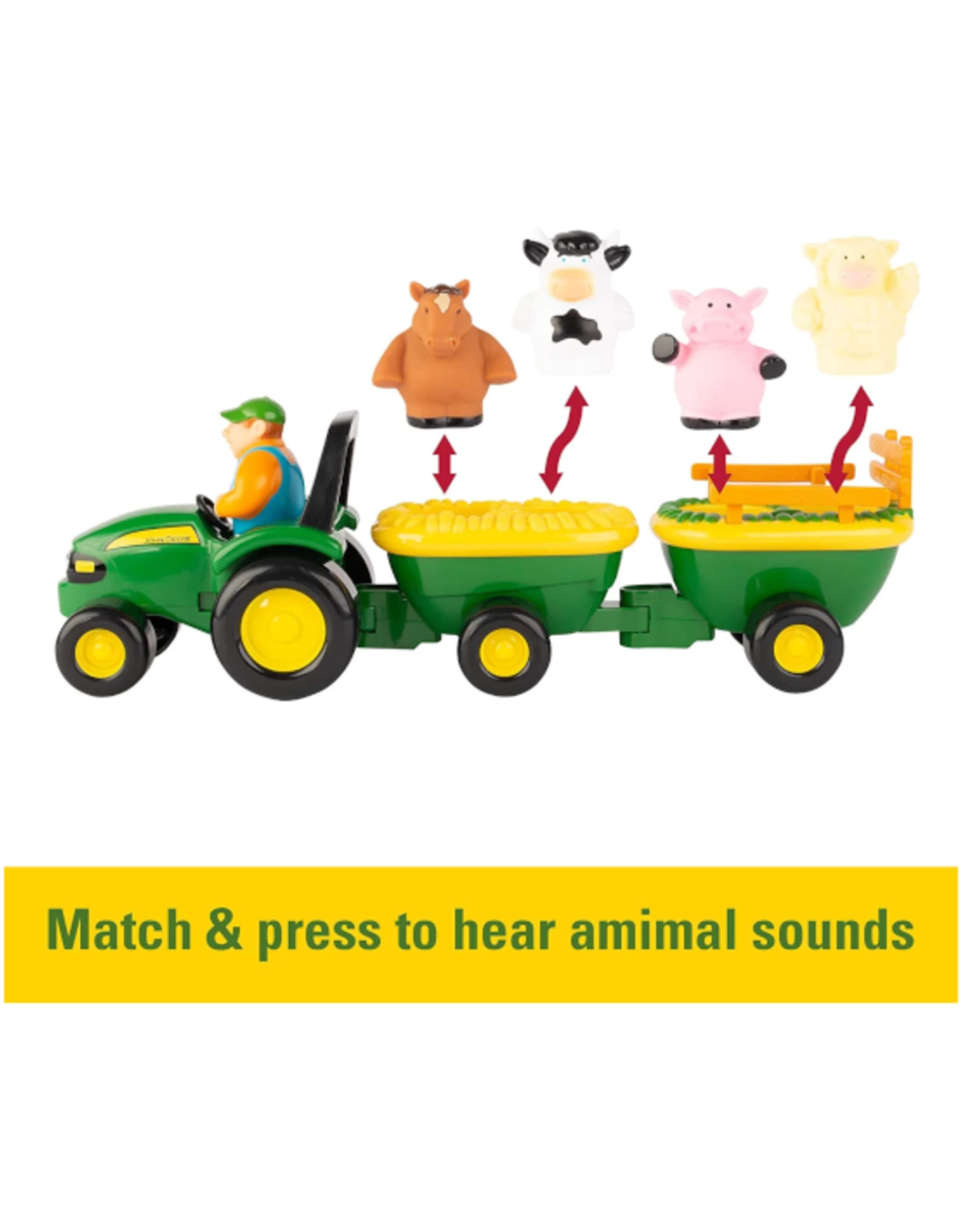 Tomy - John Deere - Animal Sounds Hayride - Image 3