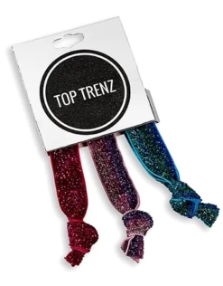 Top Trenz - Bracelet/Ponytail Holder Hair Tie Glitter
