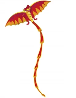 Toysmith Pop-Up! Kites - Red Dragon