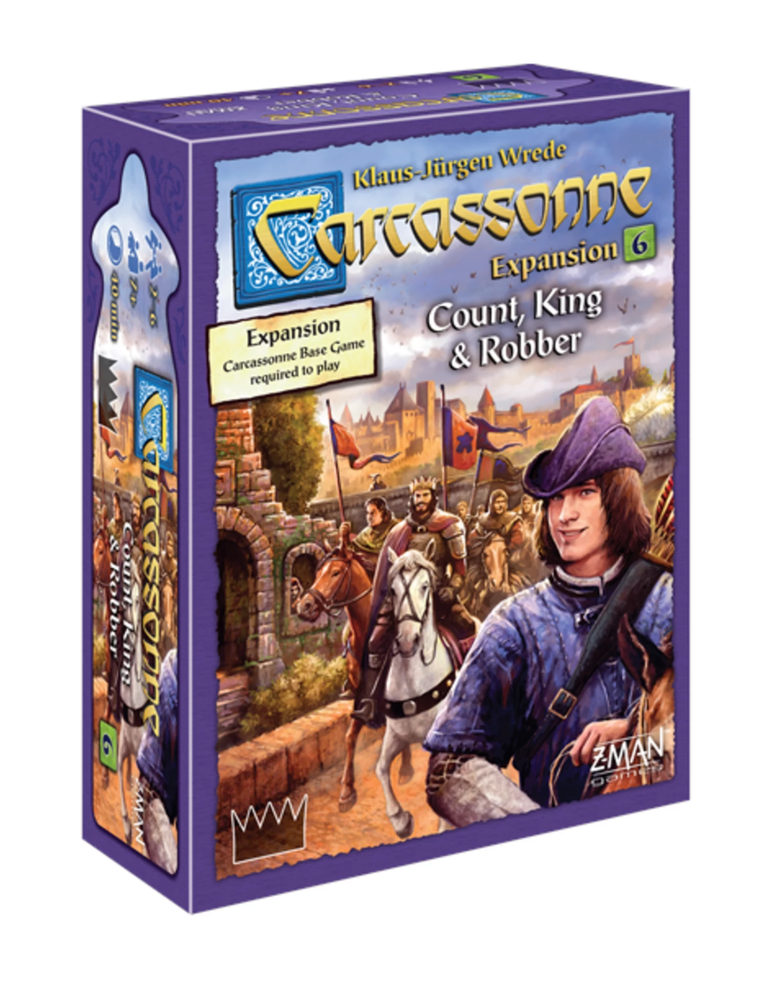 Z-Man Games - Carcassonne: Expansion #6 Count, King, & Robber